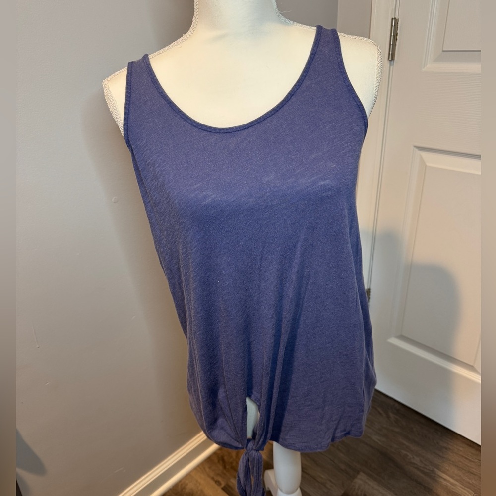 Torrid Blue Tank with Tie